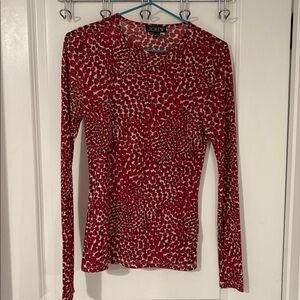 J. Crew Strawberry Swirl Top